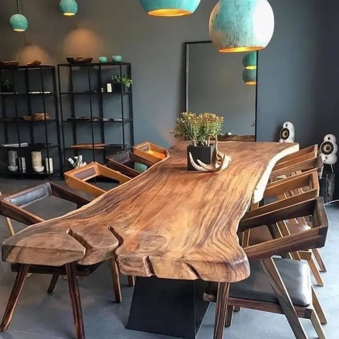 beautiful live edge table